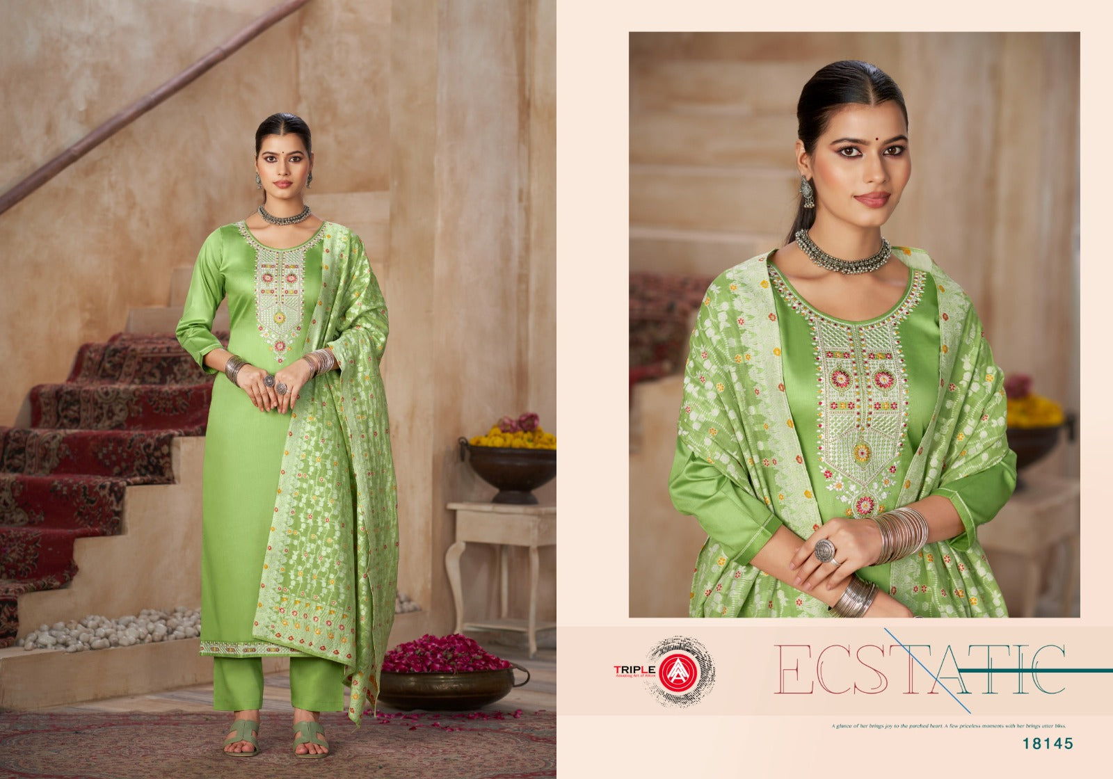 Aas Edition 1 Triple Aaa Jam Cotton Pant Style Suits Wholesale