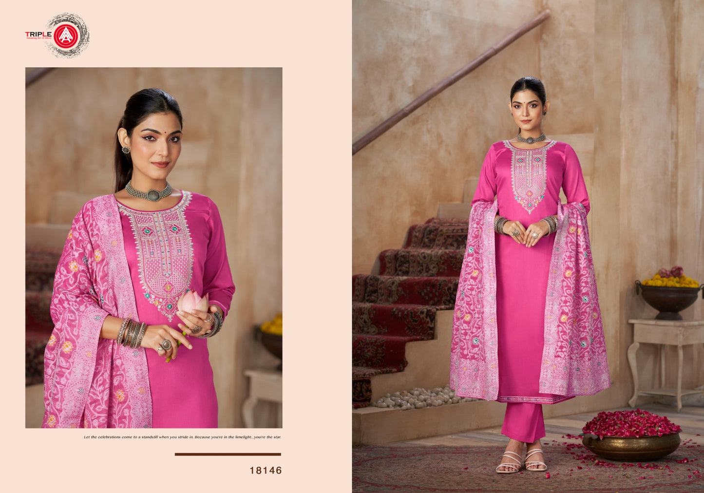 Aas Edition 1 Triple Aaa Jam Cotton Pant Style Suits Wholesale