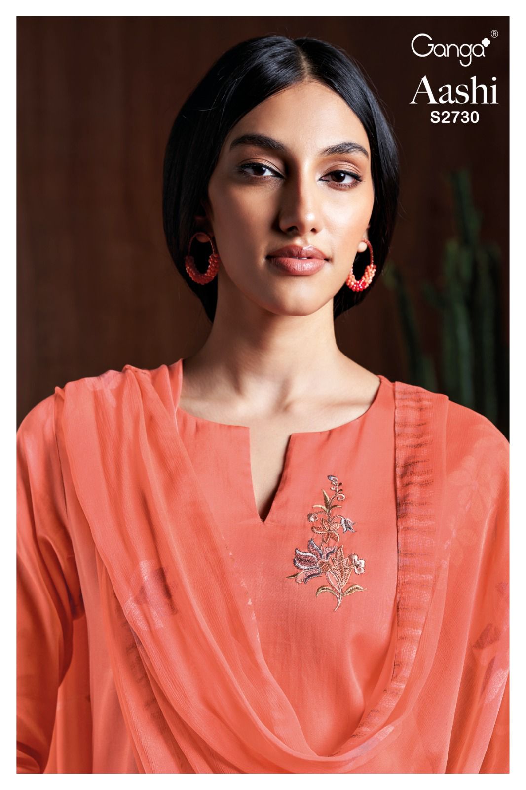 Aashi 2730 Ganga Cotton Silk Plazzo Style Suits Wholesaler Ahmedabad