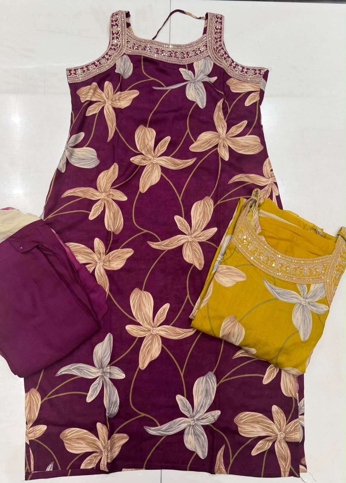 Aashi Anjish Reyon Readymade Pant Style Suits Supplier India