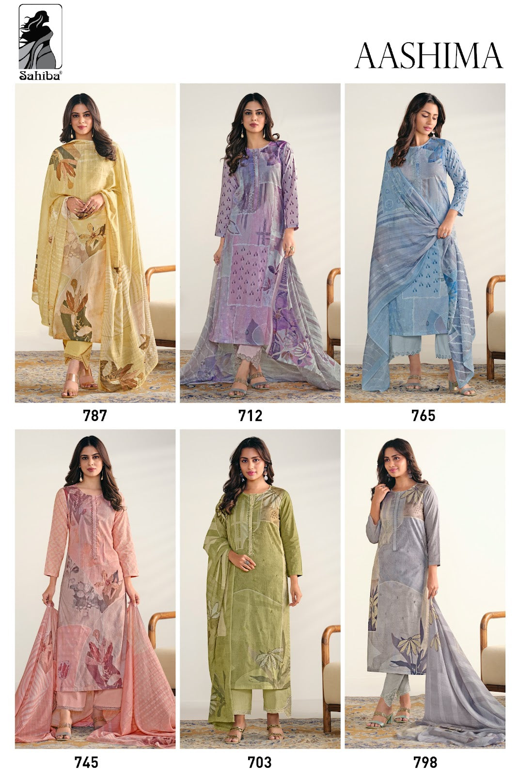 Aashima Sahiba Pure Cotton Pant Style Suits Exporter