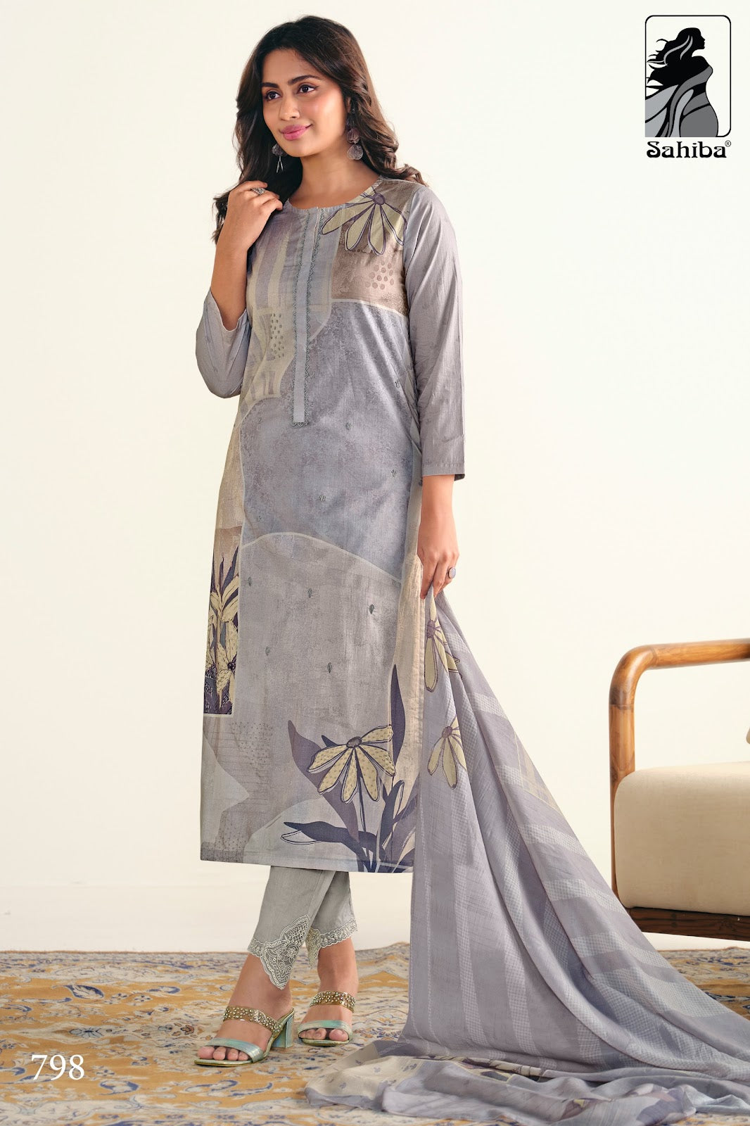 Aashima Sahiba Pure Cotton Pant Style Suits Exporter