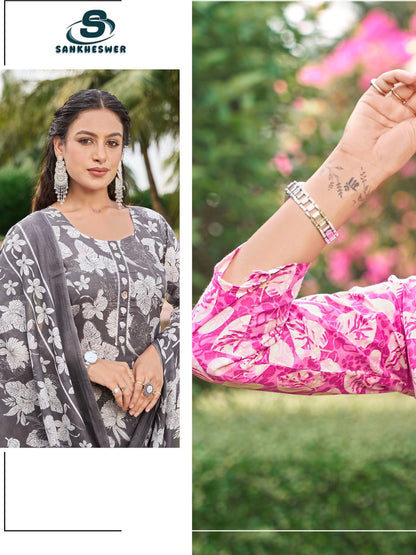 Aashiqui Vol 2 Sankheswer Readymade Cotton Pant Suits Manufacturer Gujarat