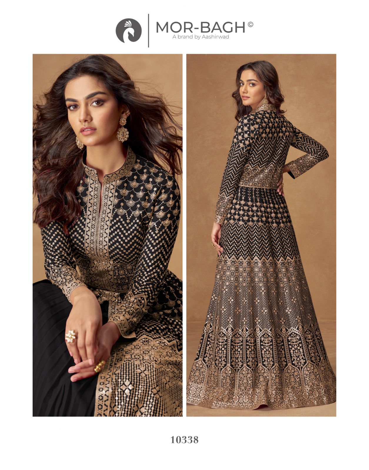 Aashirwad Almirah Mor Bagh Georgette Readymade Skirt Style Suits Wholesale Price