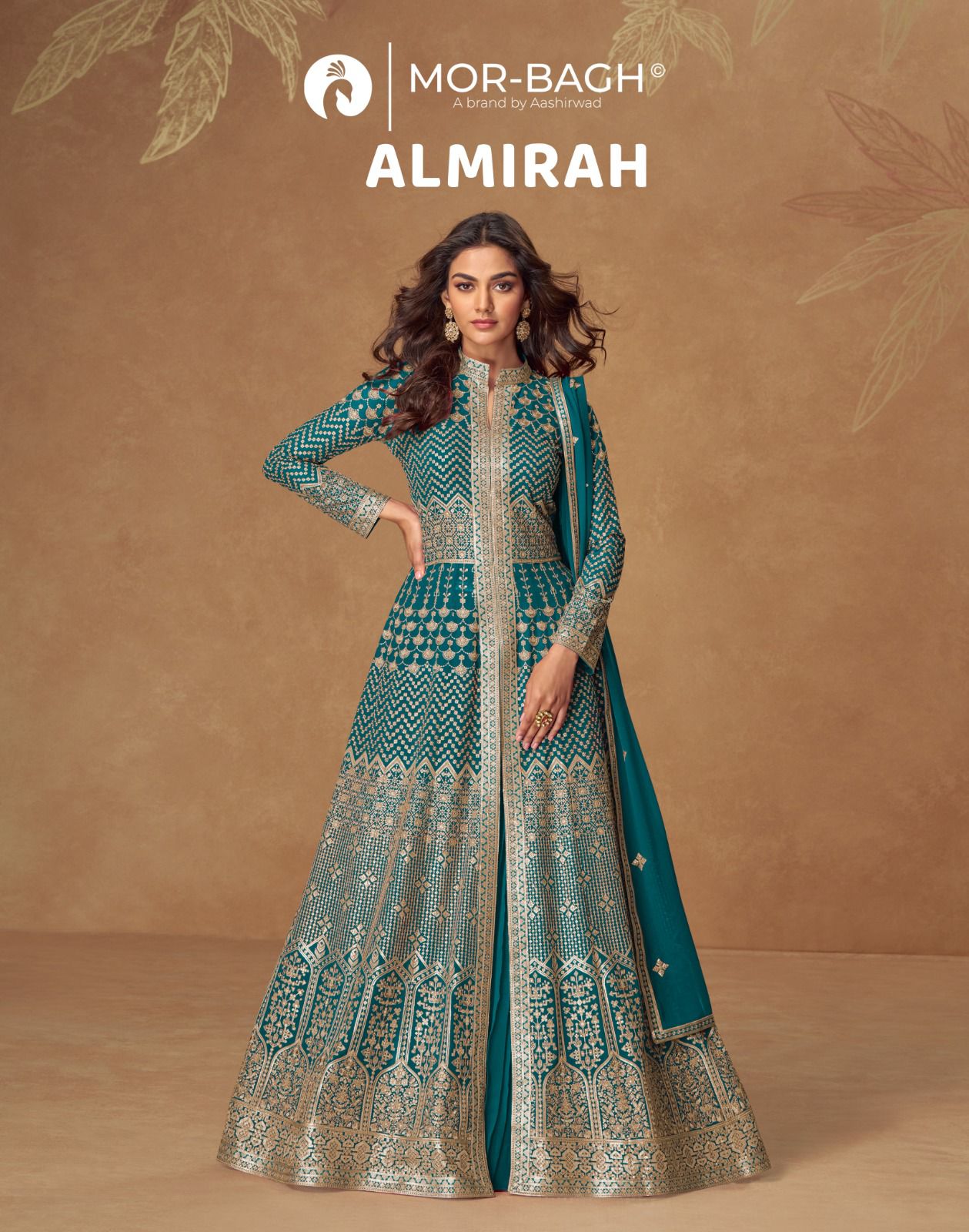 Aashirwad Almirah Mor Bagh Georgette Readymade Skirt Style Suits Wholesale Price