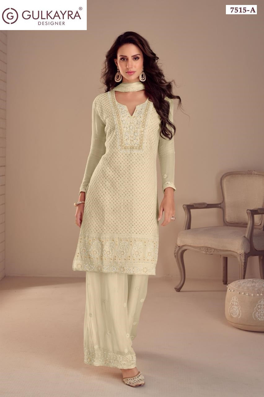 Aashiya Gulkayra Designer Georgette Pakistani Readymade Suits Wholesale