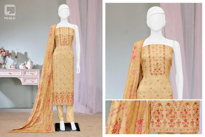 Aashiyana K Cube Pashmina Suits Supplier Gujarat