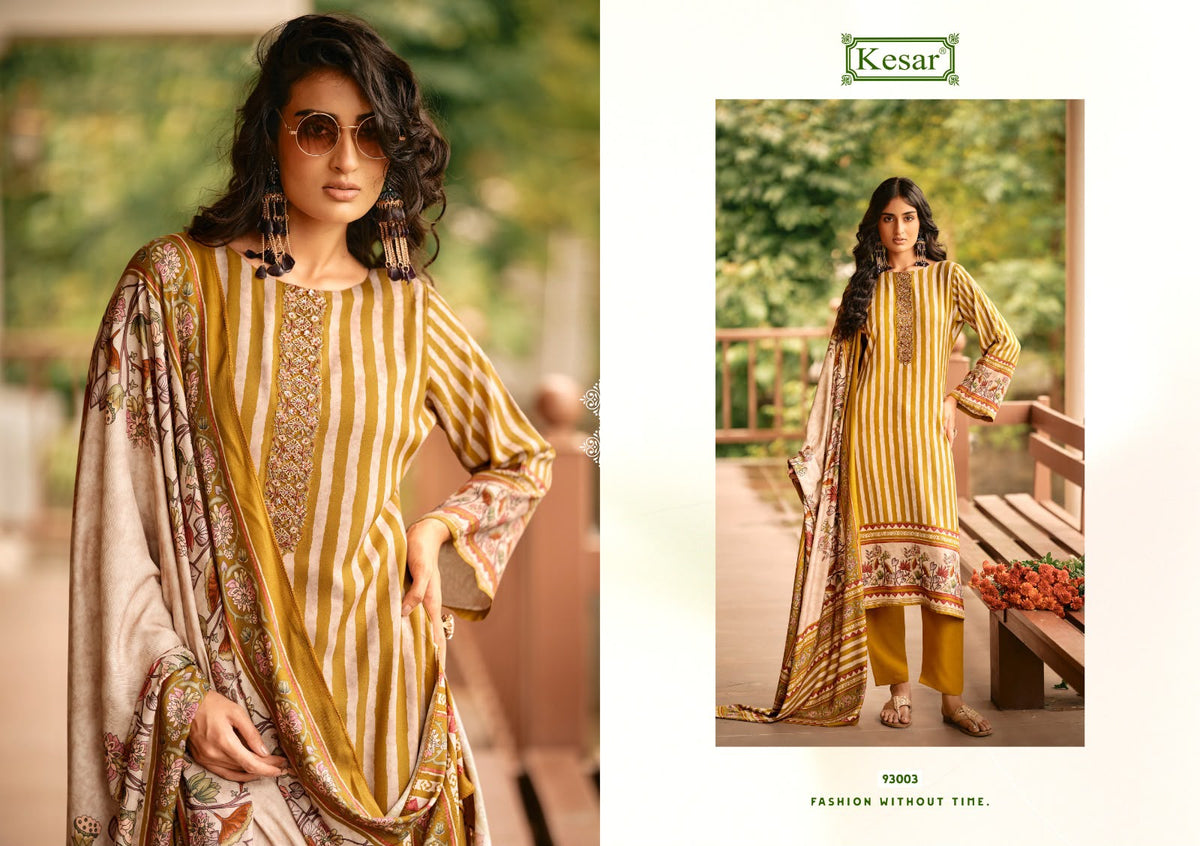 Aashiyana Kesar Viscose Pashmina Suits Wholesaler India