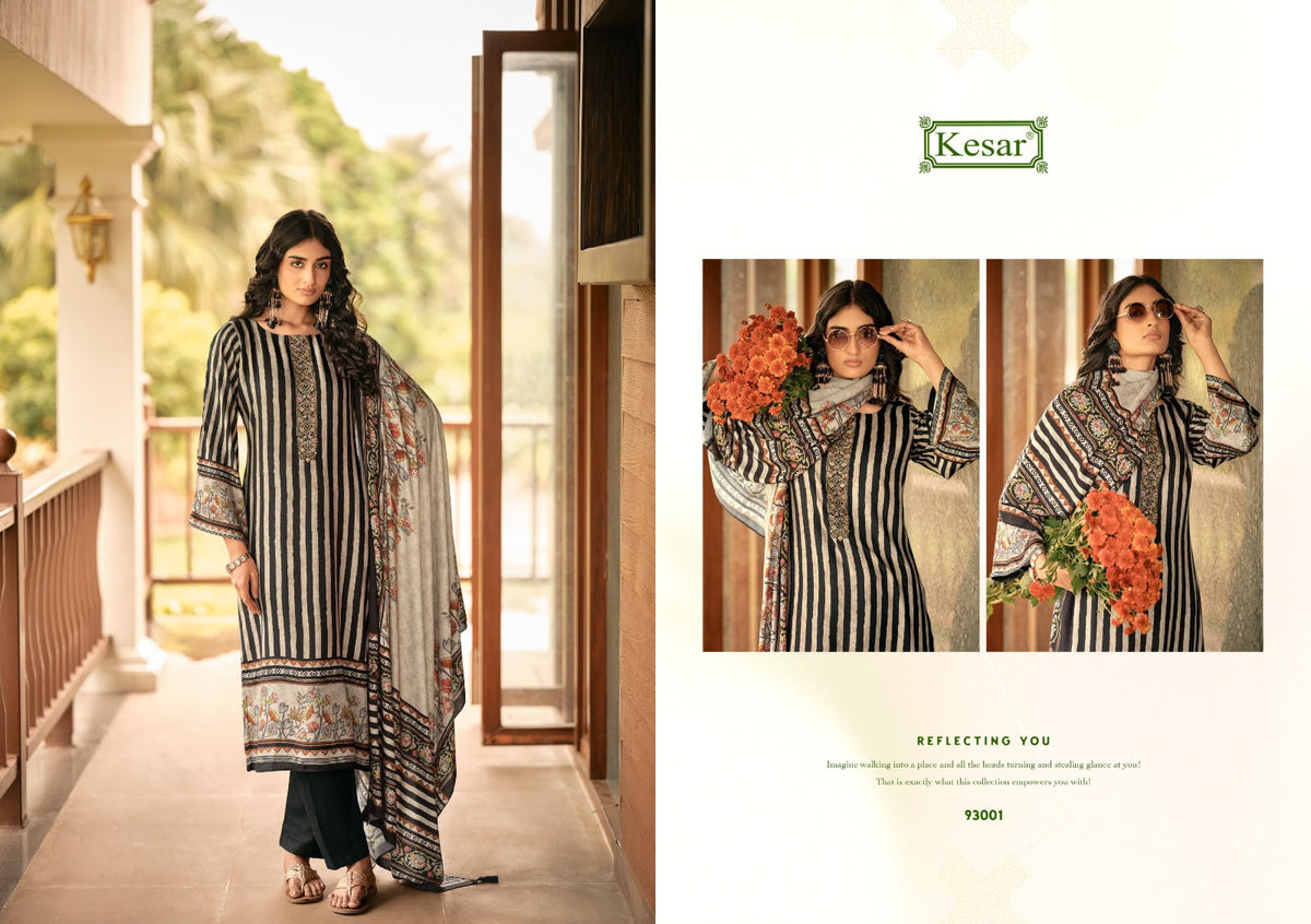 Aashiyana Kesar Viscose Pashmina Suits Wholesaler India