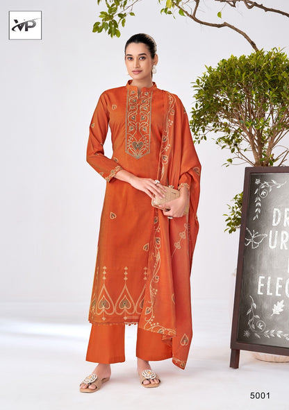 Aashiyana Vp Brand Maslin Shimmer Pant Style Suits Manufacturer Gujarat