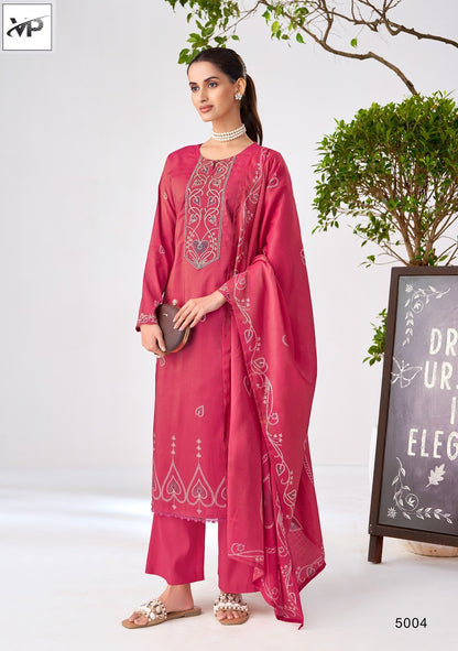 Aashiyana Vp Brand Maslin Shimmer Pant Style Suits Manufacturer Gujarat