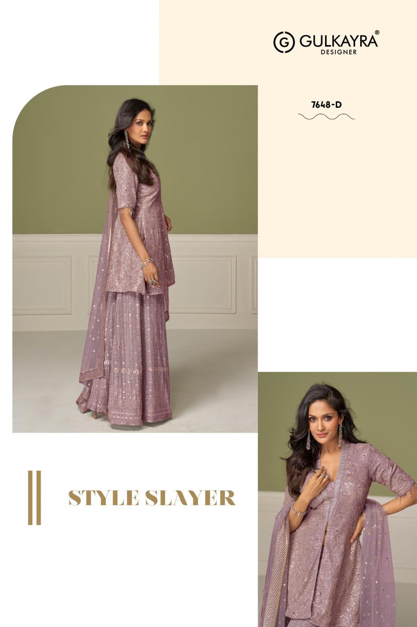 Aashvi Gulkayra Designer Georgette Readymade Suits Manufacturer Gujarat