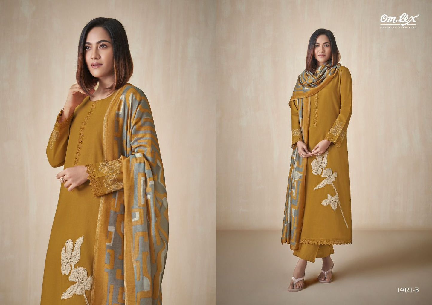 Aashvi Omtex Lawn Cotton Pant Style Suits Supplier