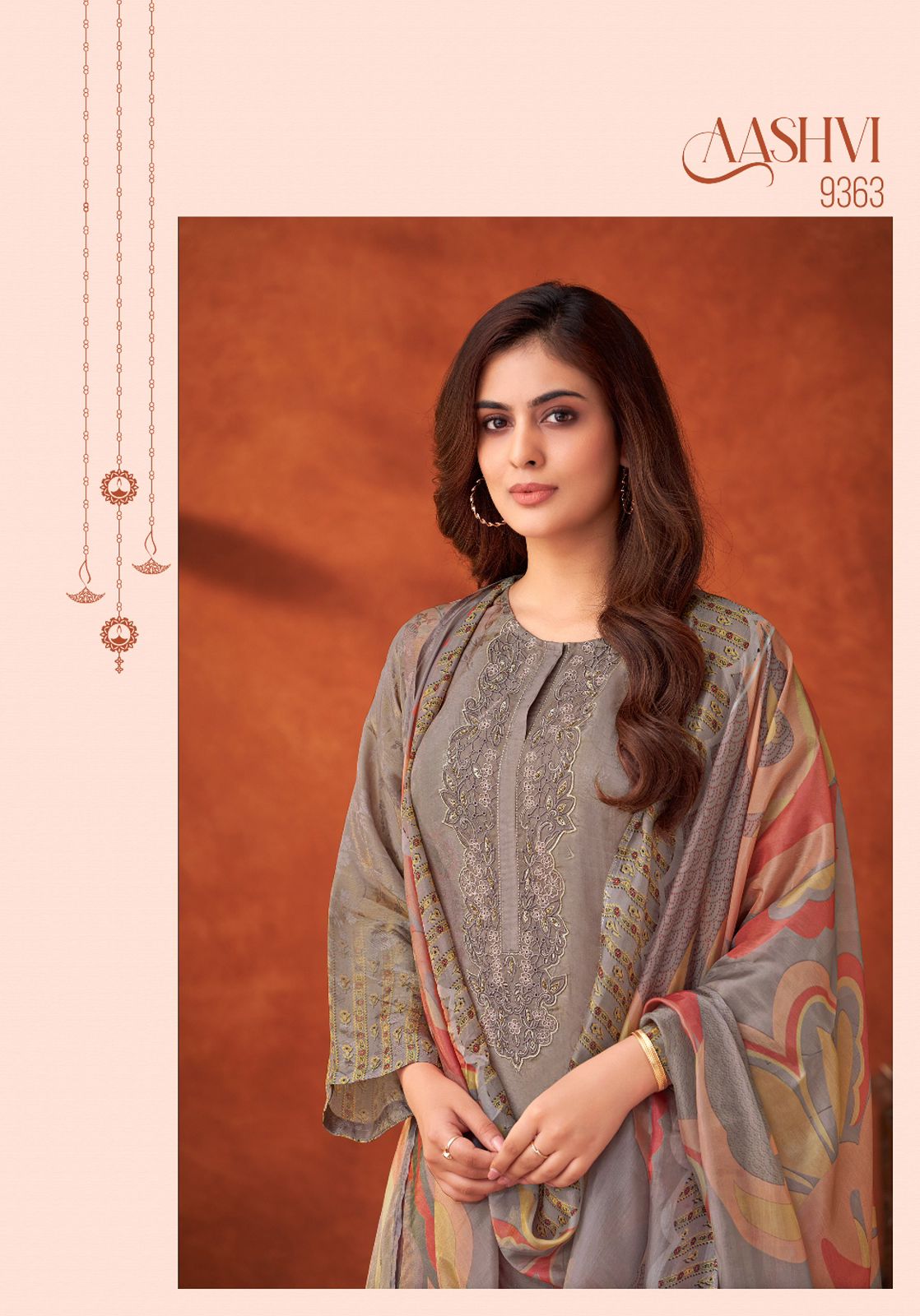 Aashvi Sahiba Staple Twill Pashmina Suits Wholesale