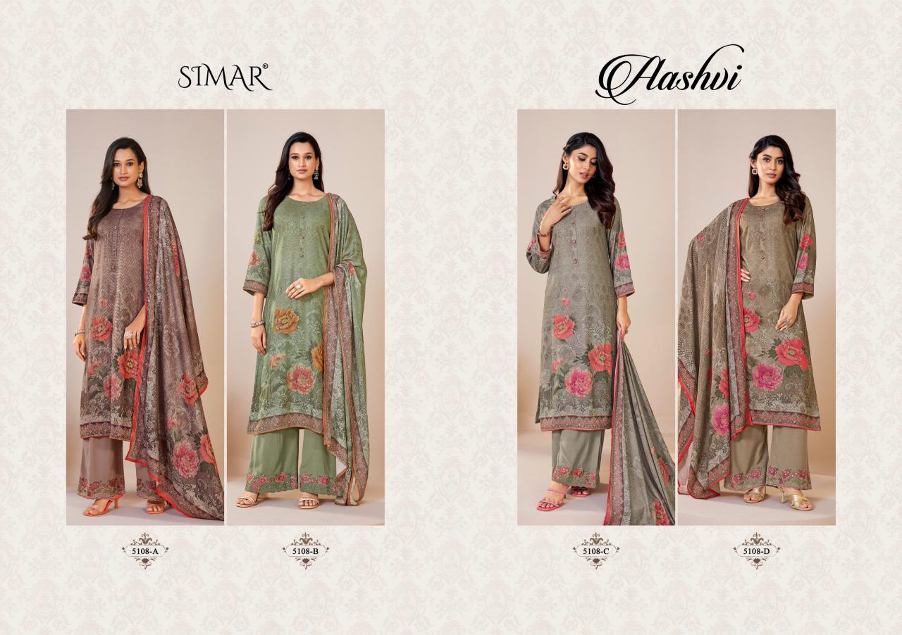 Aashvi Simar Pure Viscose Pashmina Suits Manufacturer Gujarat