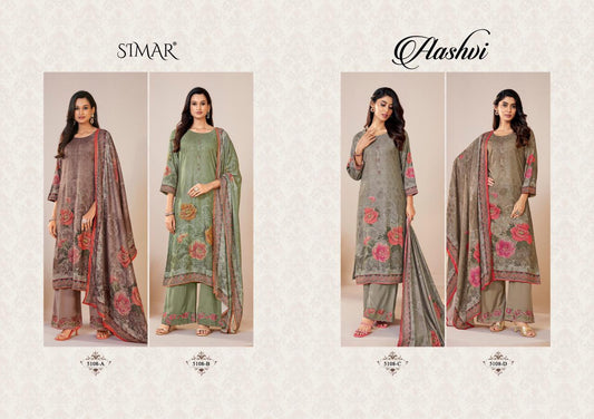 Aashvi Simar Pure Viscose Pashmina Suits Manufacturer Gujarat