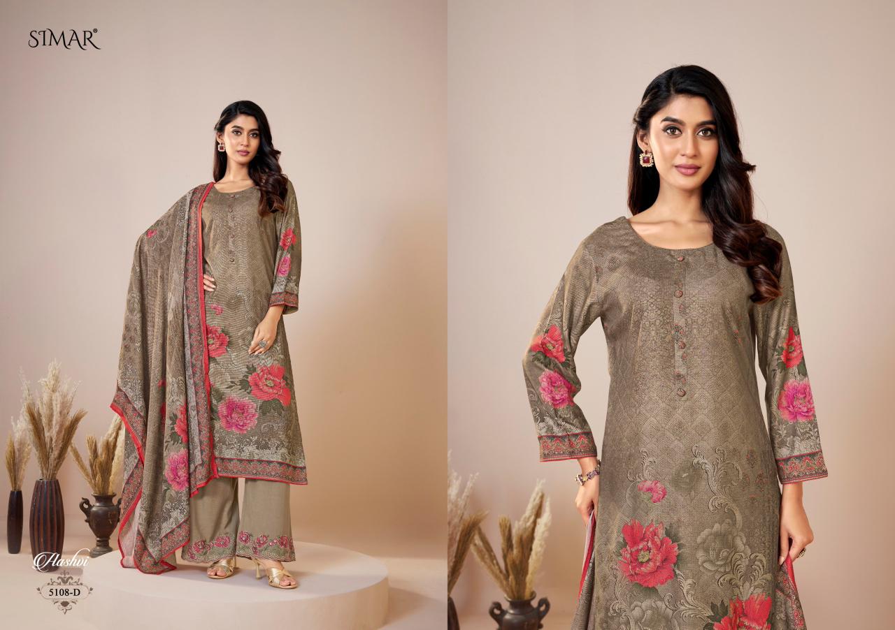 Aashvi Simar Pure Viscose Pashmina Suits Manufacturer Gujarat