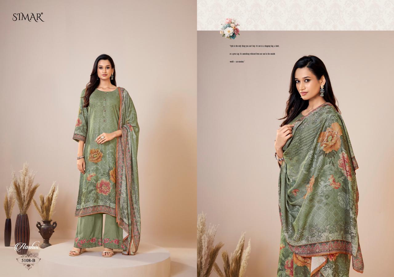 Aashvi Simar Pure Viscose Pashmina Suits Manufacturer Gujarat