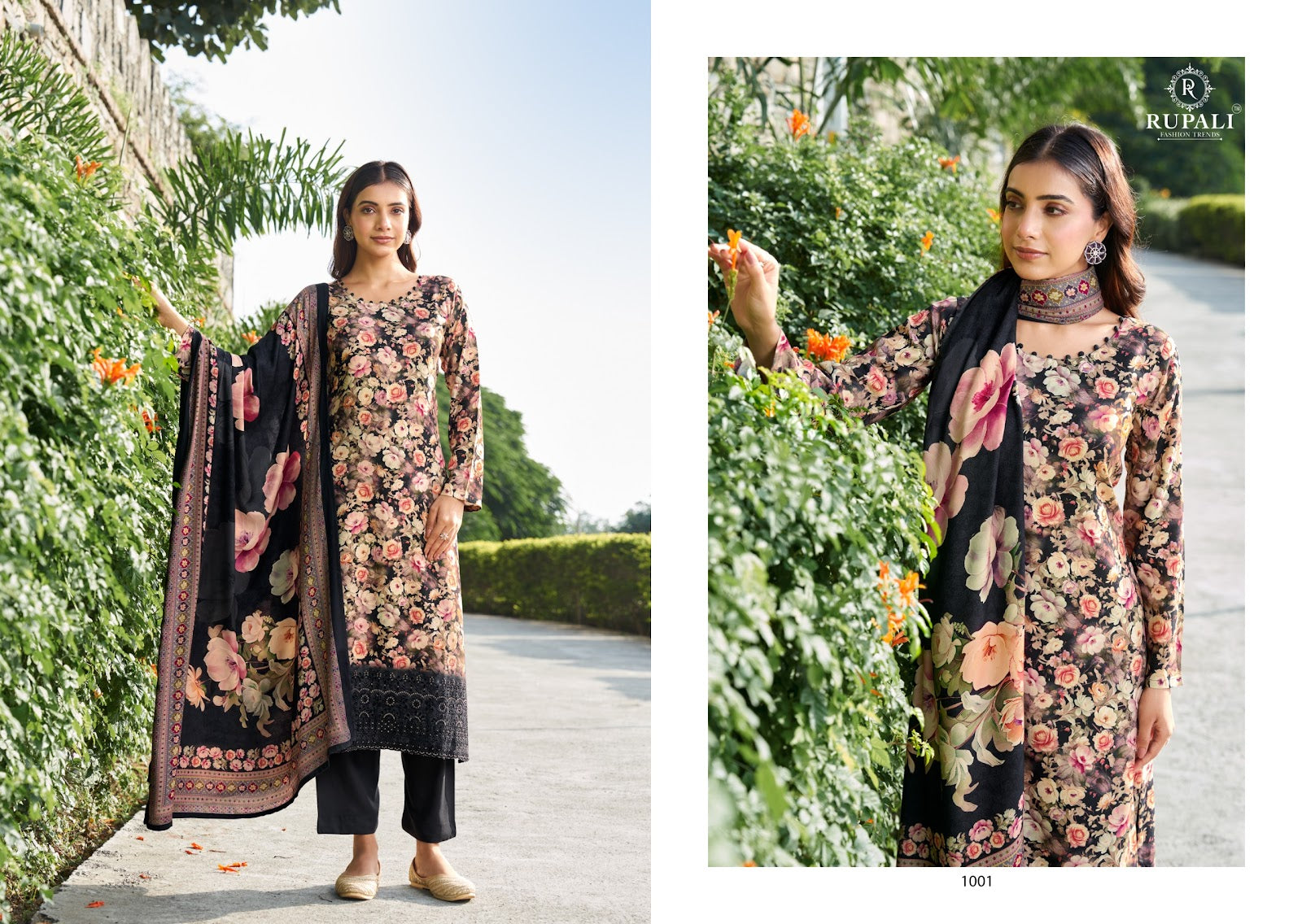 Aashvika Rupali Pashmina Suits Supplier