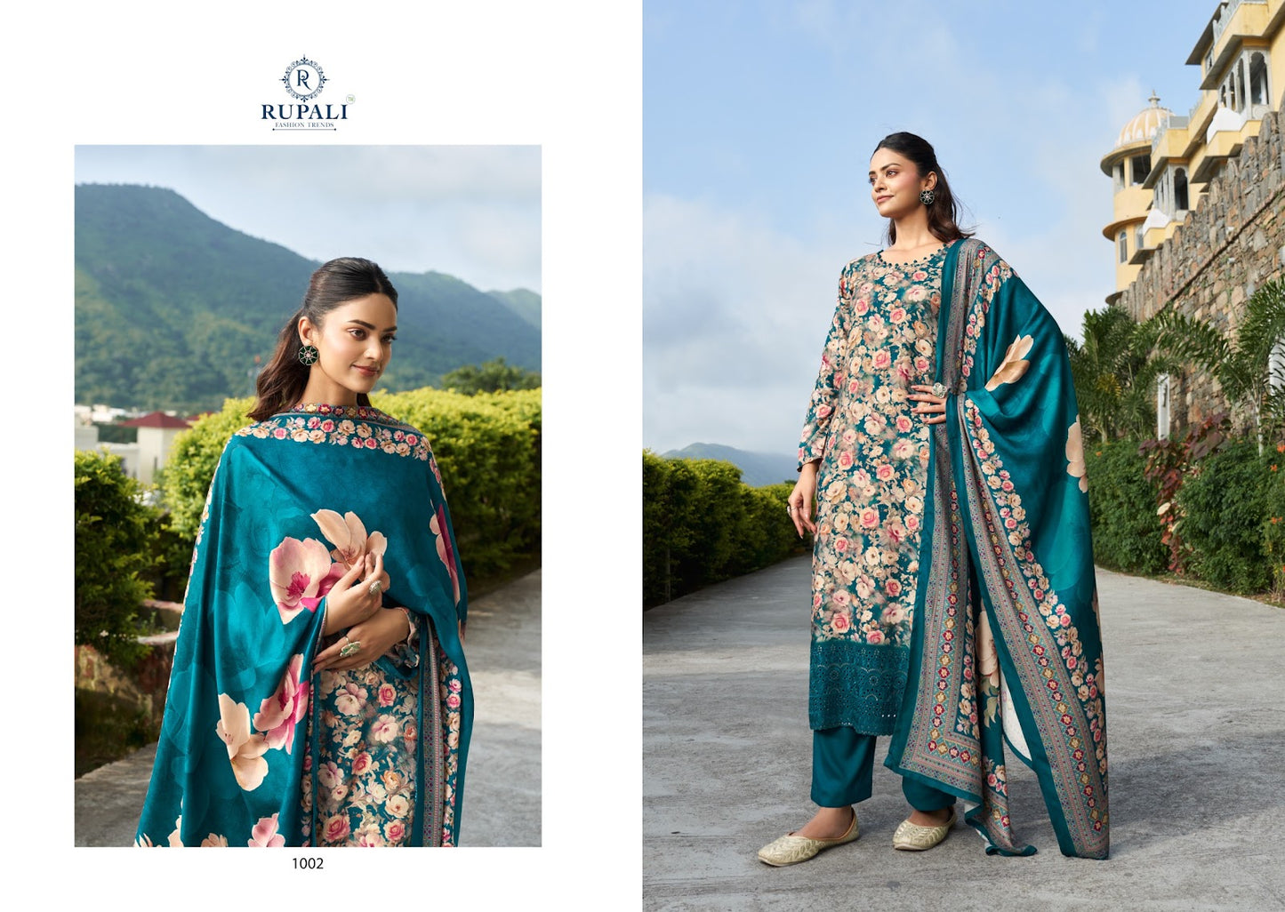 Aashvika Rupali Pashmina Suits Supplier