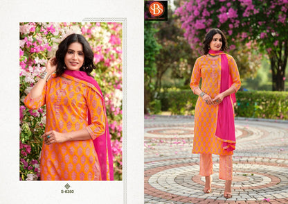 Aashvika Sbs Readymade Cotton Pant Suits Wholesale