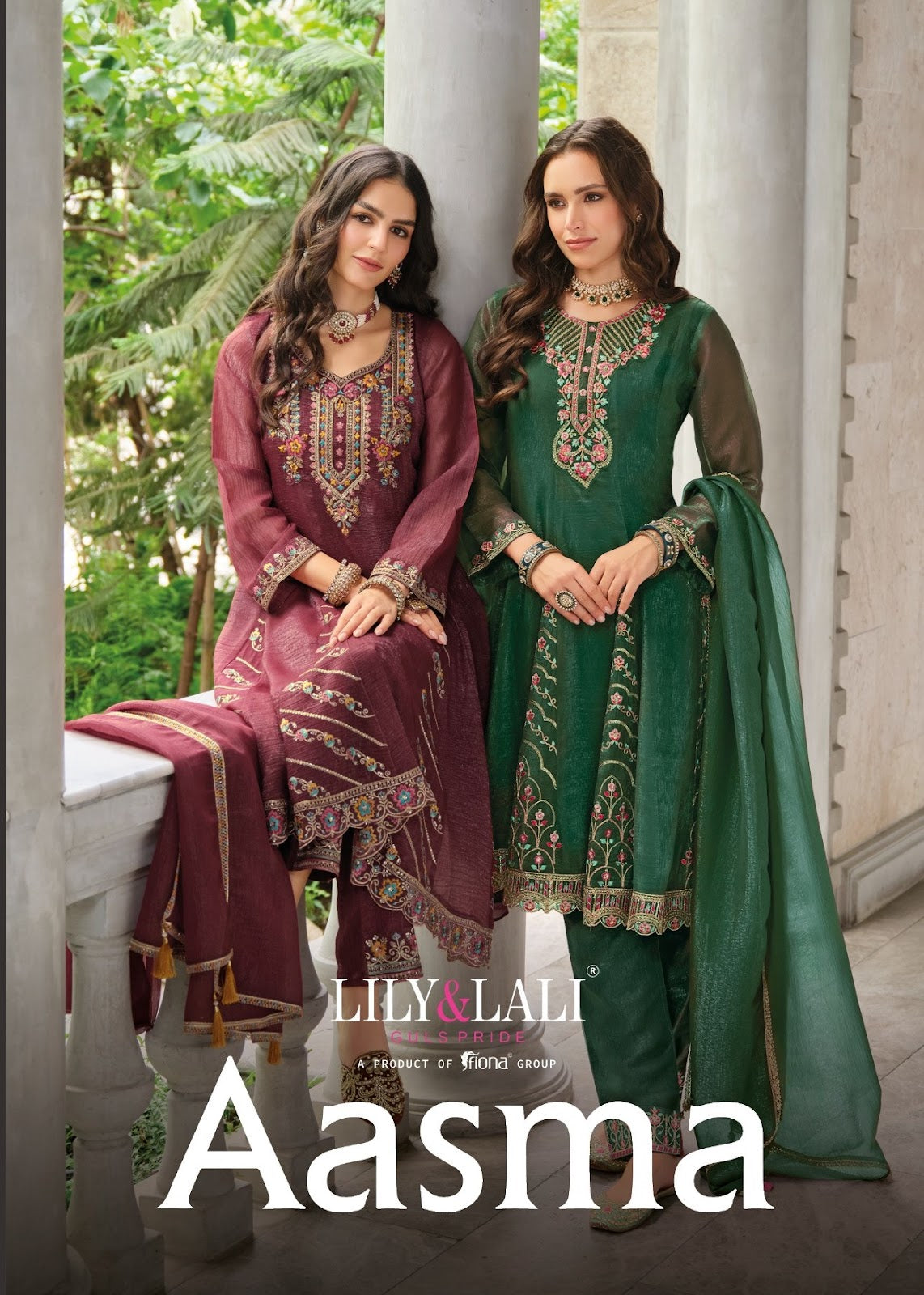 Aasma Lily Lali Silk Readymade Anarkali Suits Manufacturer Gujarat