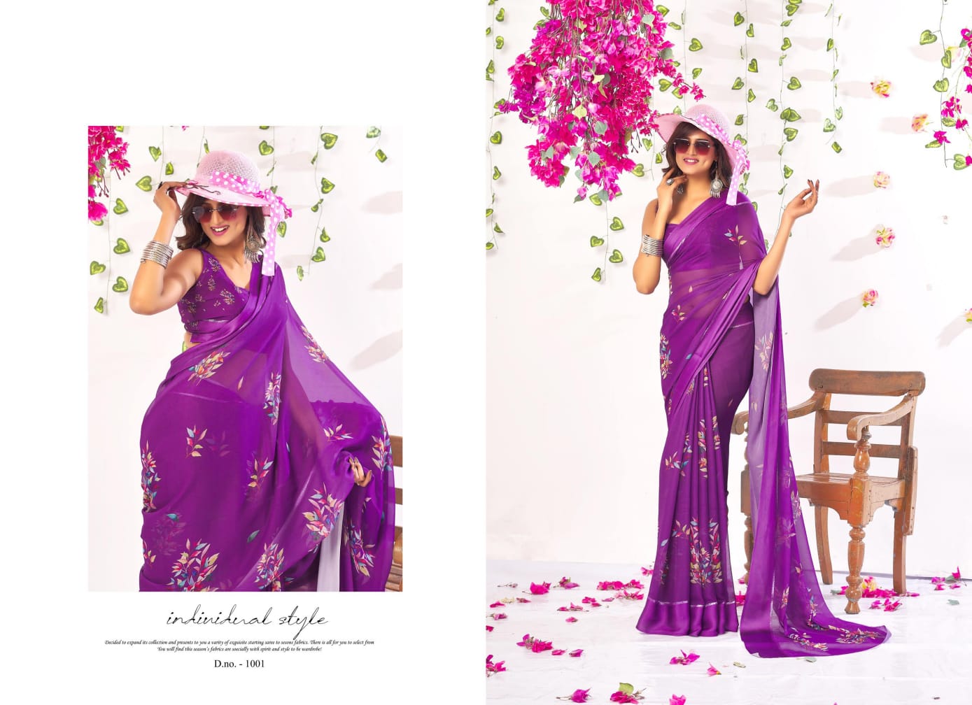 Aasma Mahamani Creation Dull Moss Sarees Wholesale Price