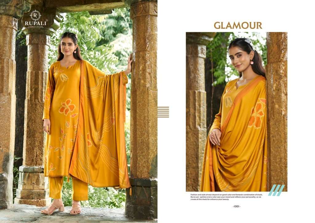 Aasma Rupali Pashmina Suits Supplier India