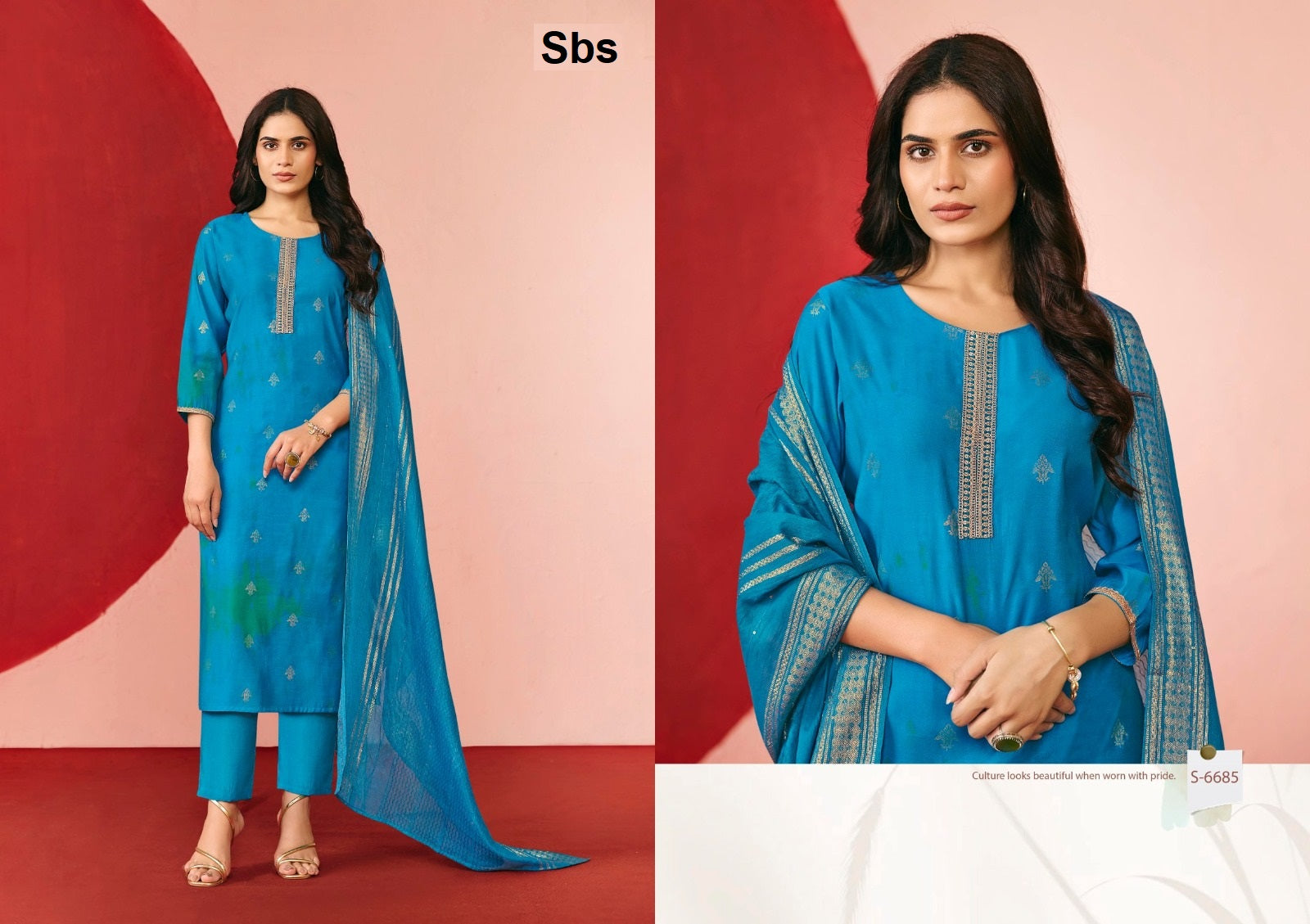 Aasma Sbs Roman Silk Readymade Pant Style Suits Wholesale Rate