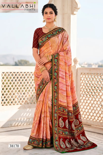 Aasman Vallabhi Prints Sarees Wholesaler Ahmedabad