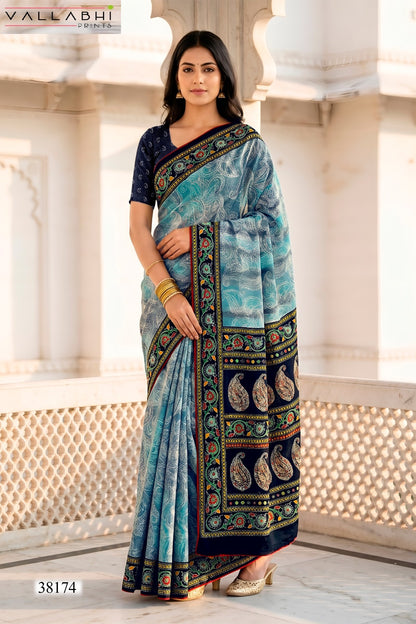 Aasman Vallabhi Prints Sarees Wholesaler Ahmedabad
