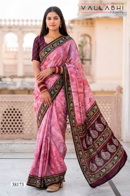 Aasman Vallabhi Prints Sarees Wholesaler Ahmedabad