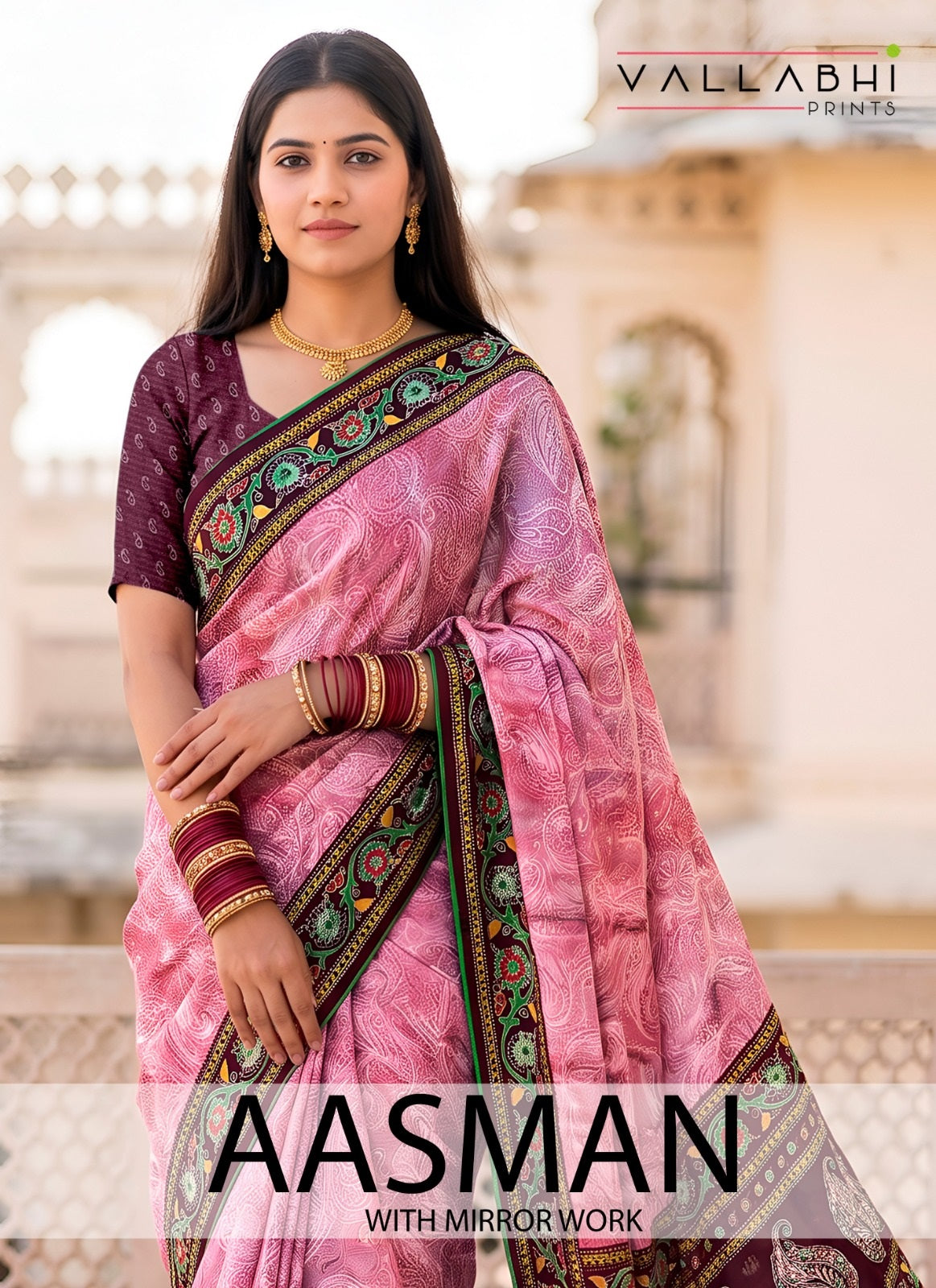 Aasman Vallabhi Prints Sarees Wholesaler Ahmedabad