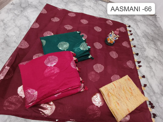 Aasmani 66 Kalpveli Soft Silk Sarees Exporter