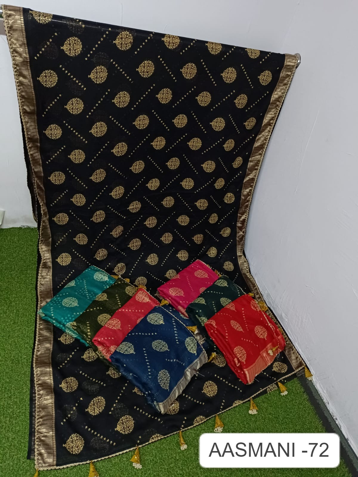 Aasmani 72 Kalpveli Georgette Sarees