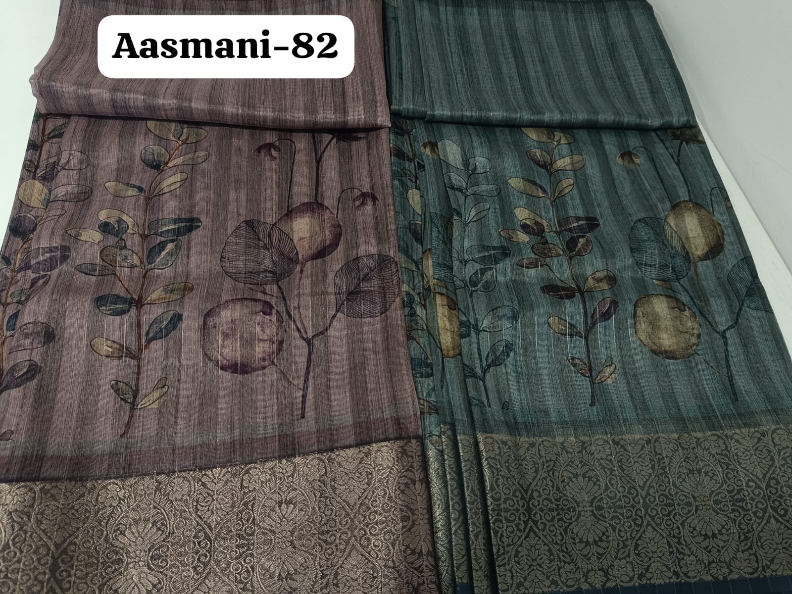 Aasmani 82 Kalpveli Soft Cotton Sarees Exporter Ahmedabad