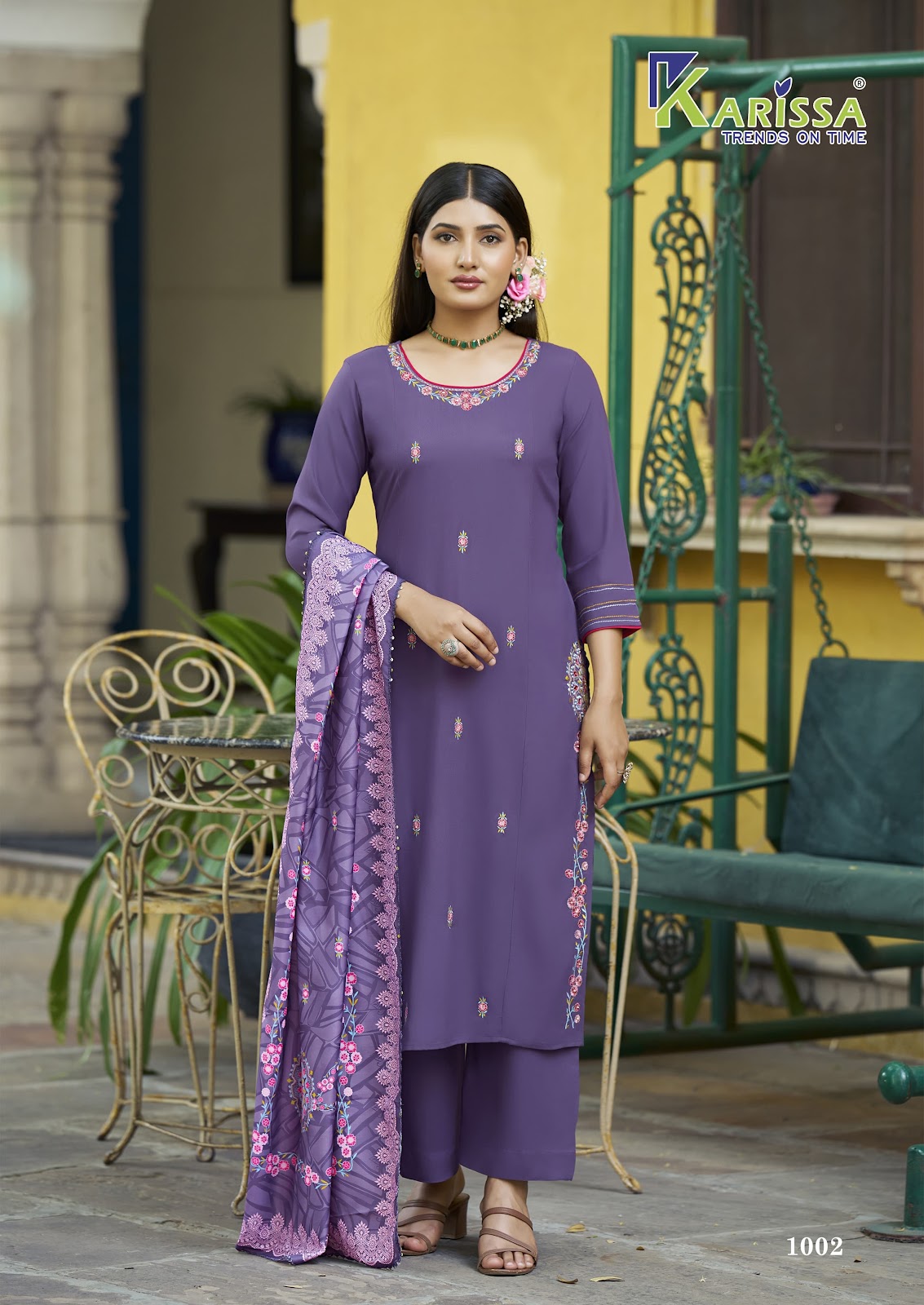 Aastha Karissa Liva Rayon Readymade Pant Style Suits Exporter