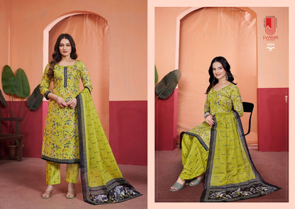 Aastha Vol 53 Jayshri Creation Cambric Pant Style Suits Supplier