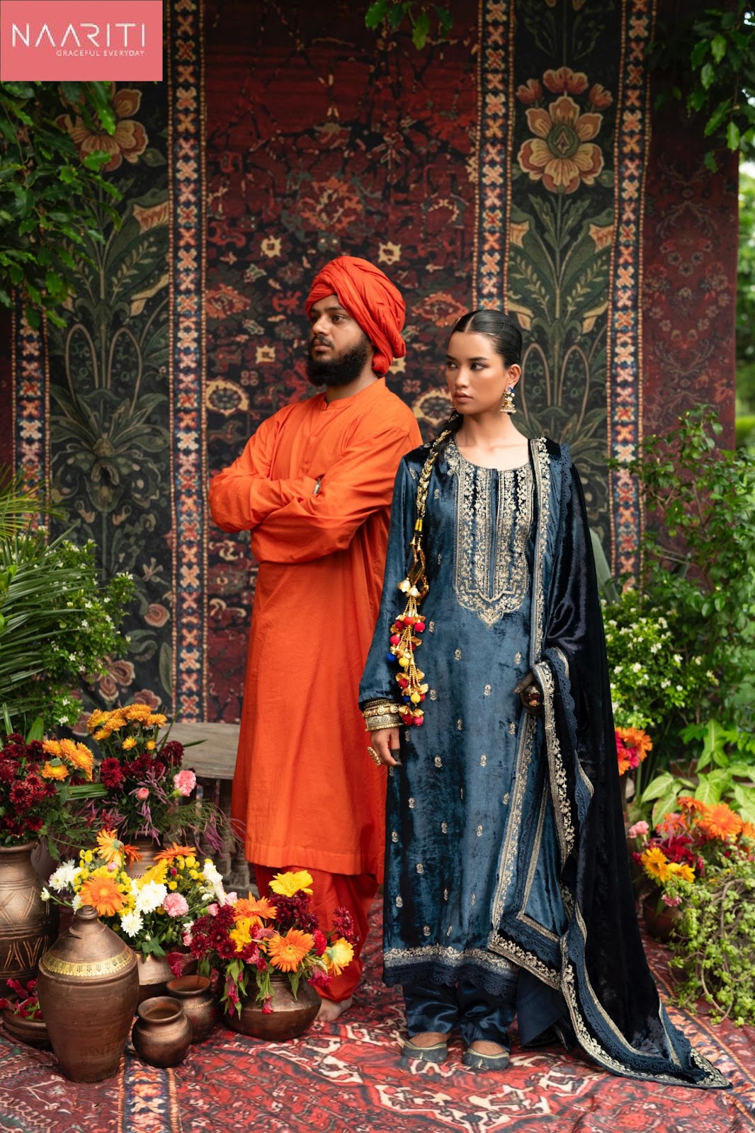 Aavri Naariti Velvet Suits Exporter India