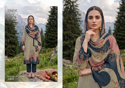 Aayat Simar Viscose Organza Pant Style Suits Wholesaler India