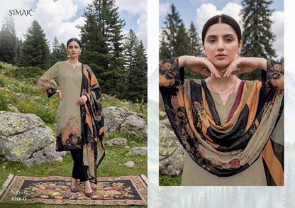 Aayat Simar Viscose Organza Pant Style Suits Wholesaler India