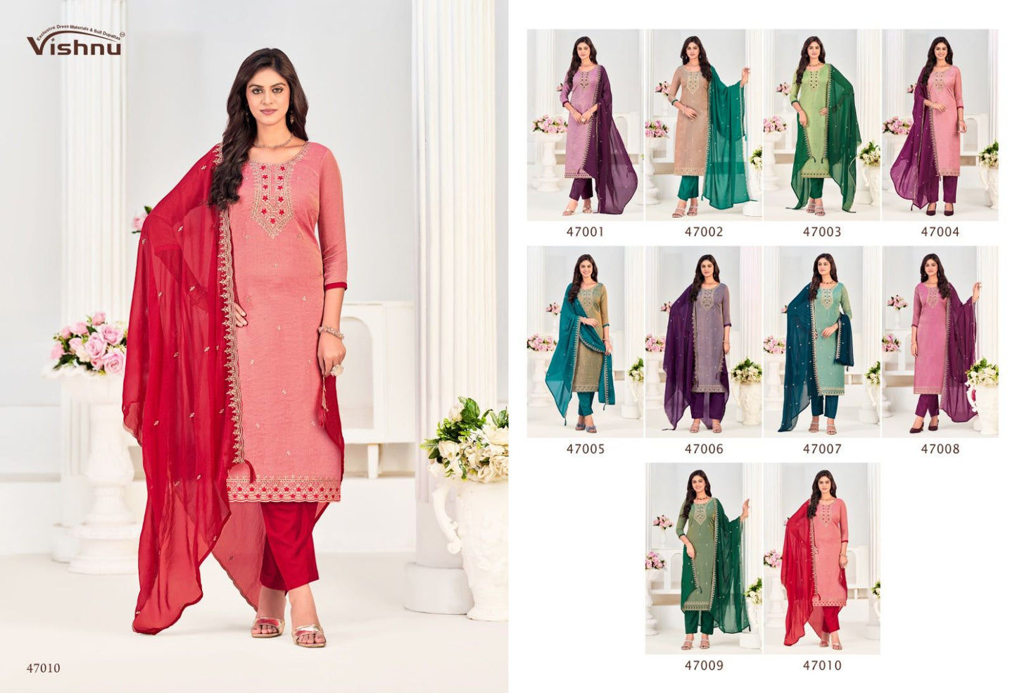 Aayat Vishnu Impex Pant Style Suits Wholesale Rate