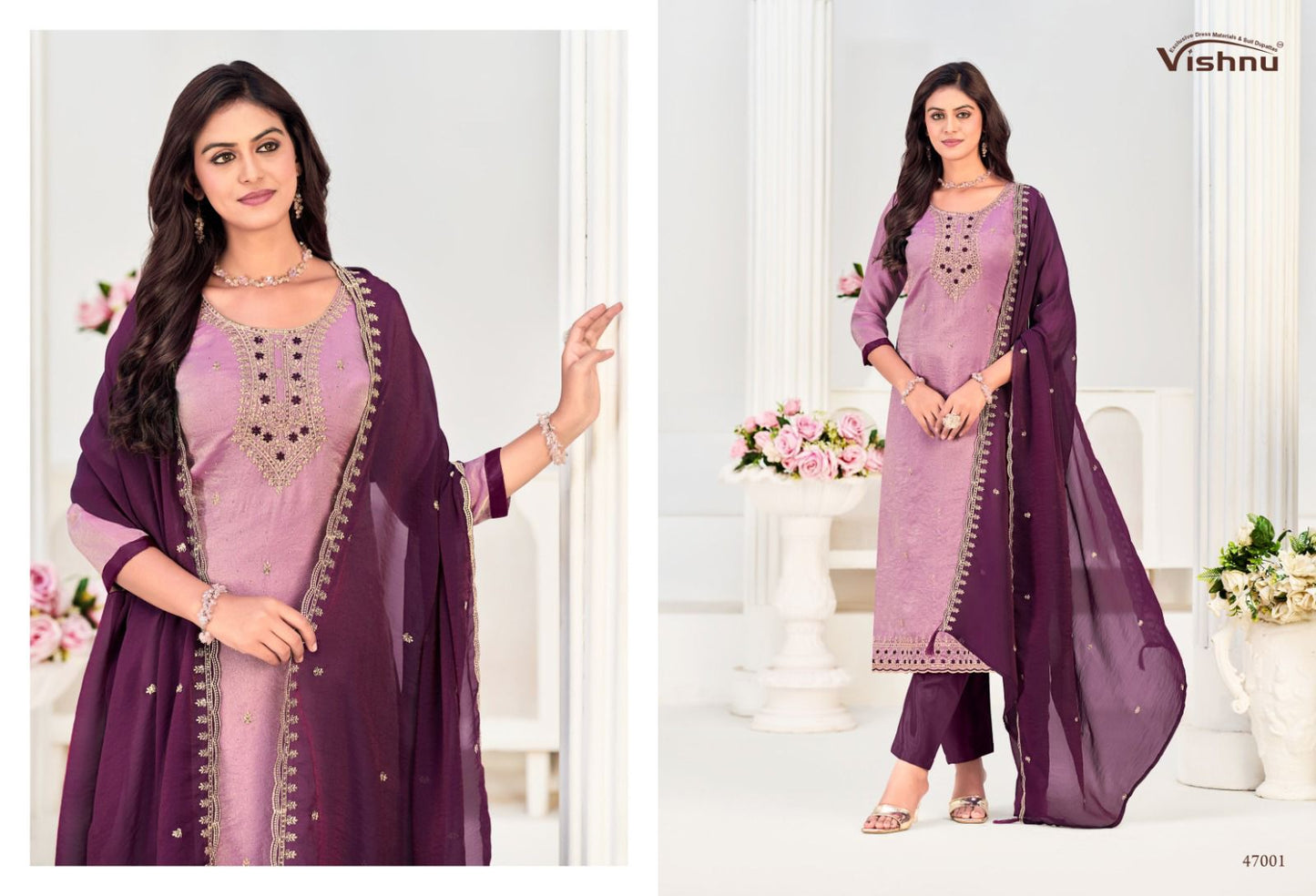 Aayat Vishnu Impex Pant Style Suits Wholesale Rate