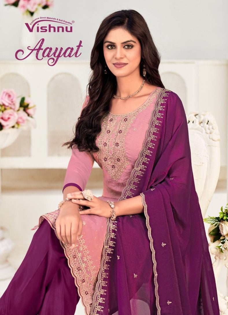 Aayat Vishnu Impex Pant Style Suits Wholesale Rate