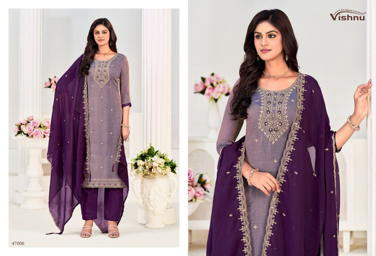 Aayat Vishnu Impex Pant Style Suits Wholesale Rate