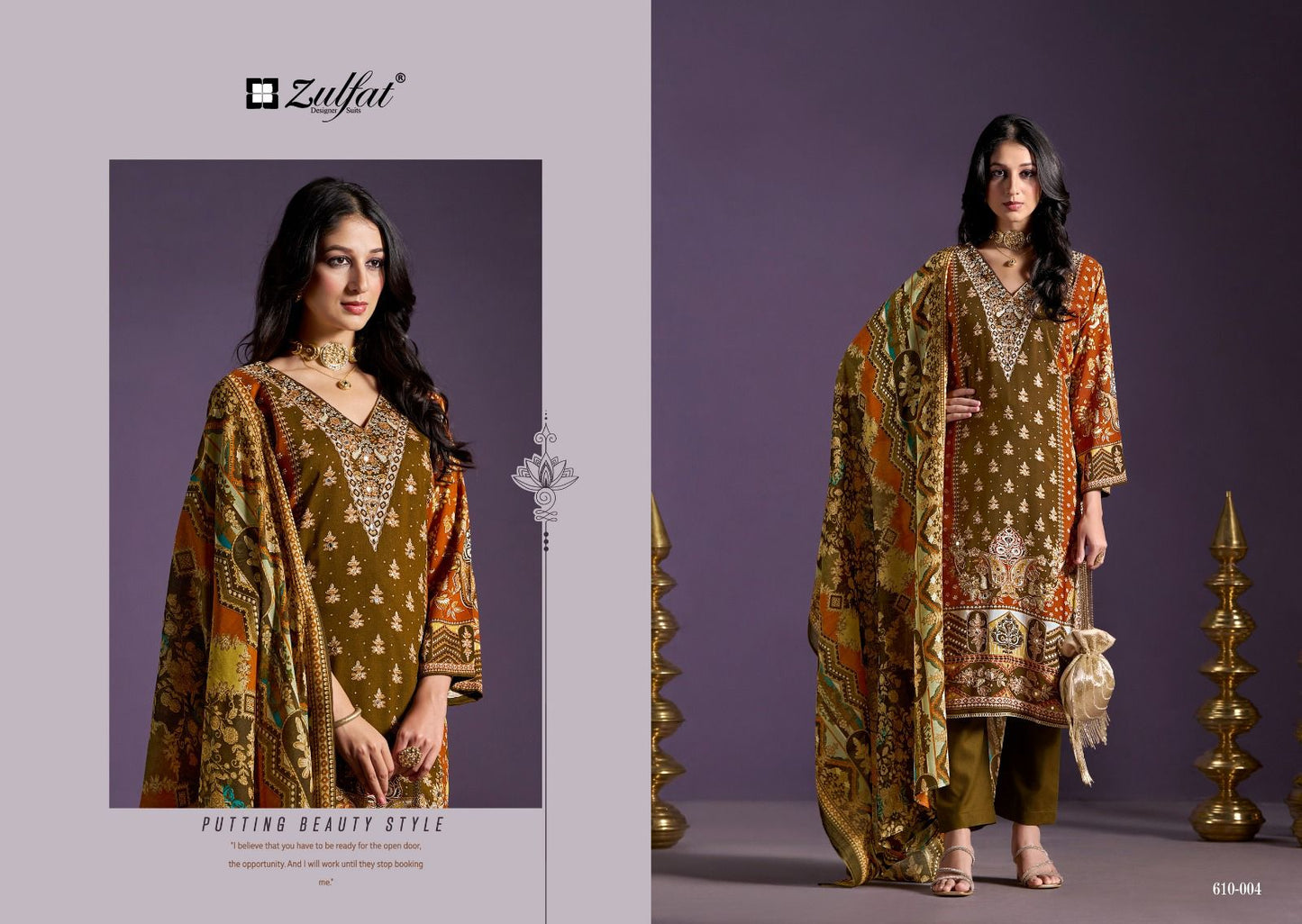 Aayat Vol 10 Zulfat Designer Viscose Rayon Karachi Salwar Suits Manufacturer Gujarat