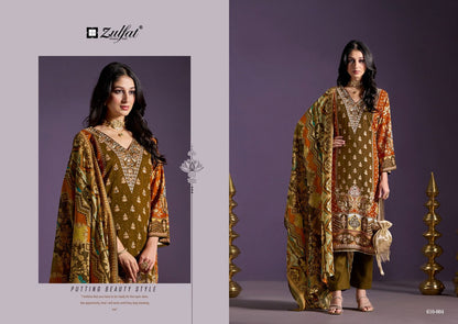 Aayat Vol 10 Zulfat Designer Viscose Rayon Karachi Salwar Suits Manufacturer Gujarat