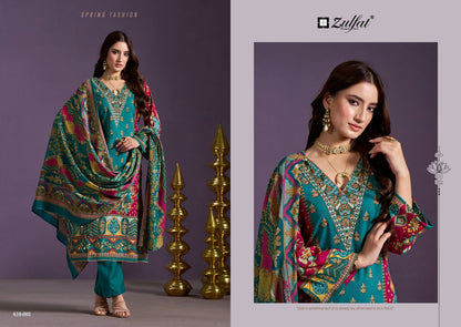 Aayat Vol 10 Zulfat Designer Viscose Rayon Karachi Salwar Suits Manufacturer Gujarat