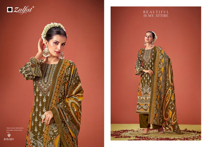 Aayat Vol 11 Zulfat Designer Viscose Rayon Karachi Salwar Suits Wholesaler