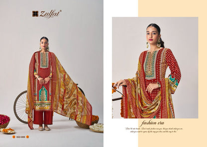 Aayat Vol 14 Zulfat Designer Pure Viscose Karachi Salwar Suits Manufacturer